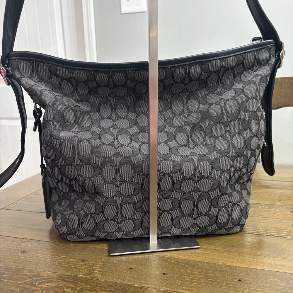 Coach Signature Small Dufflette Bag in Classic Jacquard